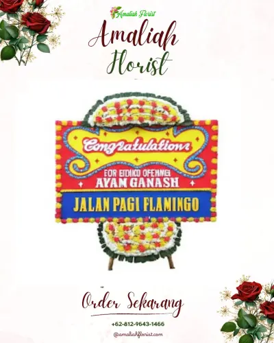 Bunga Papan Congratulation di Mata